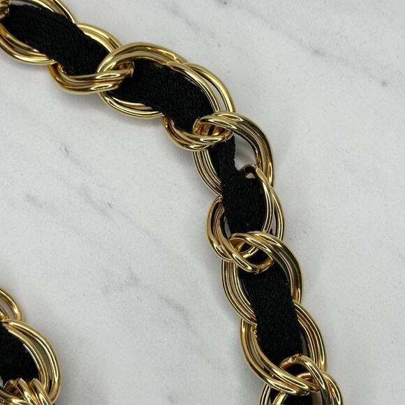 St. John Chunky Gold Tone Chain Belt XS/Small (XS/S) ✨ main image 12